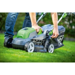 LUX 20V Accu Grasmaaier 33cm Incl. 2 Accu's 4,0Ah + Lader -Tuin Verkoop 123 677