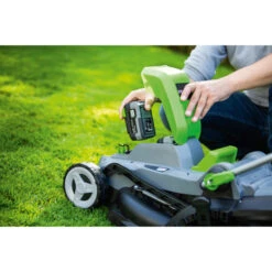 LUX 20V Accu Grasmaaier 33cm Incl. 2 Accu's 4,0Ah + Lader -Tuin Verkoop 123 679