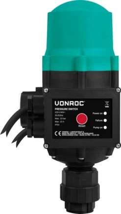 VONROC Hydrofoorpomp / Automatische Pomp - 1000W - 3500l/h - Met Drukschakelaar - Droogloopbeveiliging - Voor Besproeien En Huishoudwater 10 VONROC Hydrofoorpomp / Automatische Pomp - 1000W - 3500l/h - Met Drukschakelaar - Droogloopbeveiliging - Voor Besproeien En Huishoudwater -Tuin Verkoop 683x1200