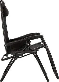 Springos Tuinstoel | Ligstoel | Opvouwbaar | Verstelbaar | Ergonomische Hoofdsteun | Bruin / Zwart -Tuin Verkoop 861x1200