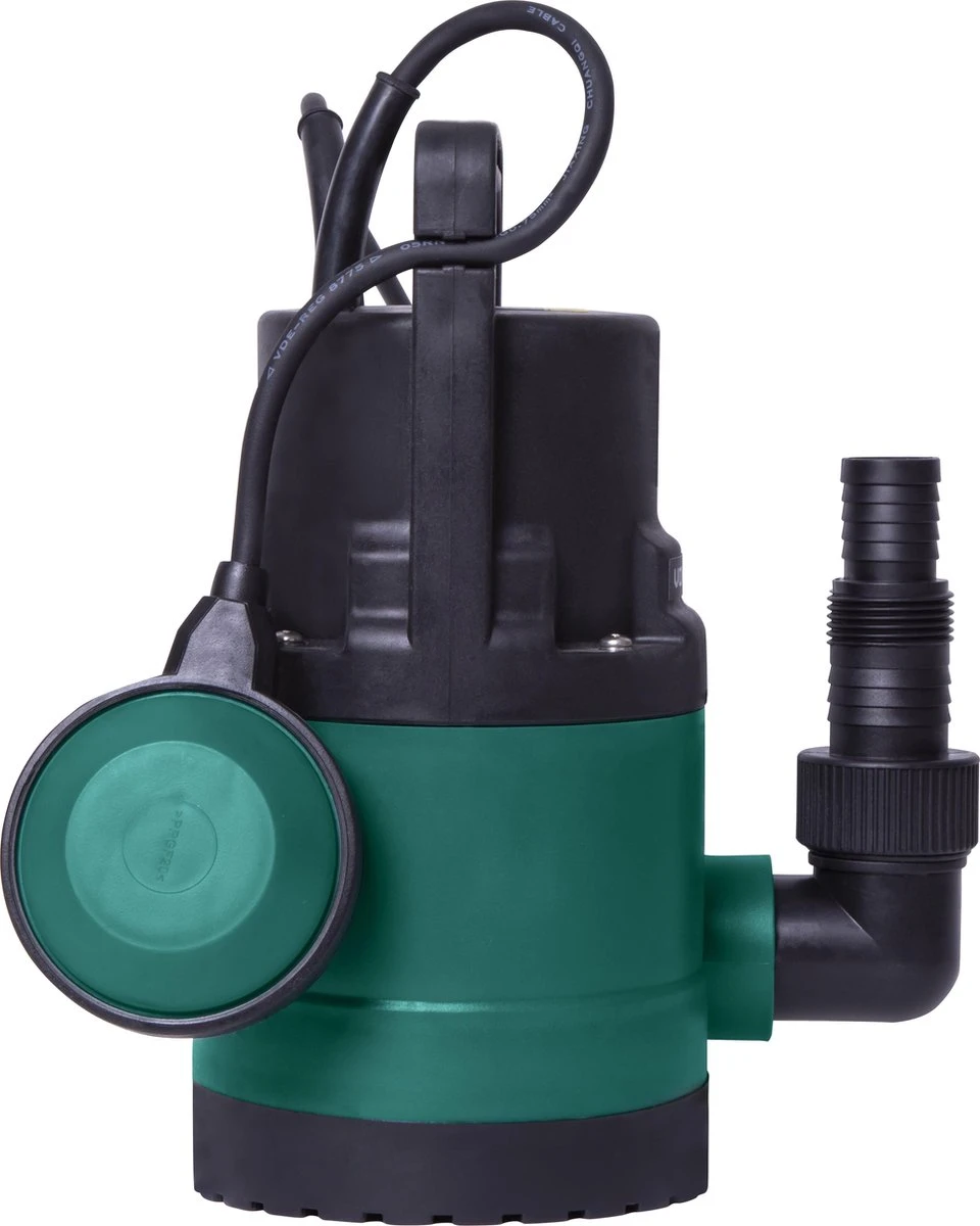 VONROC Dompelpomp/Waterpomp 300W - 6500l/h - Voor Schoon En Licht Vervuild Water - Met Vlotter 2 VONROC Dompelpomp/Waterpomp 300W - 6500l/h - Voor Schoon En Licht Vervuild Water - Met Vlotter - Image 2