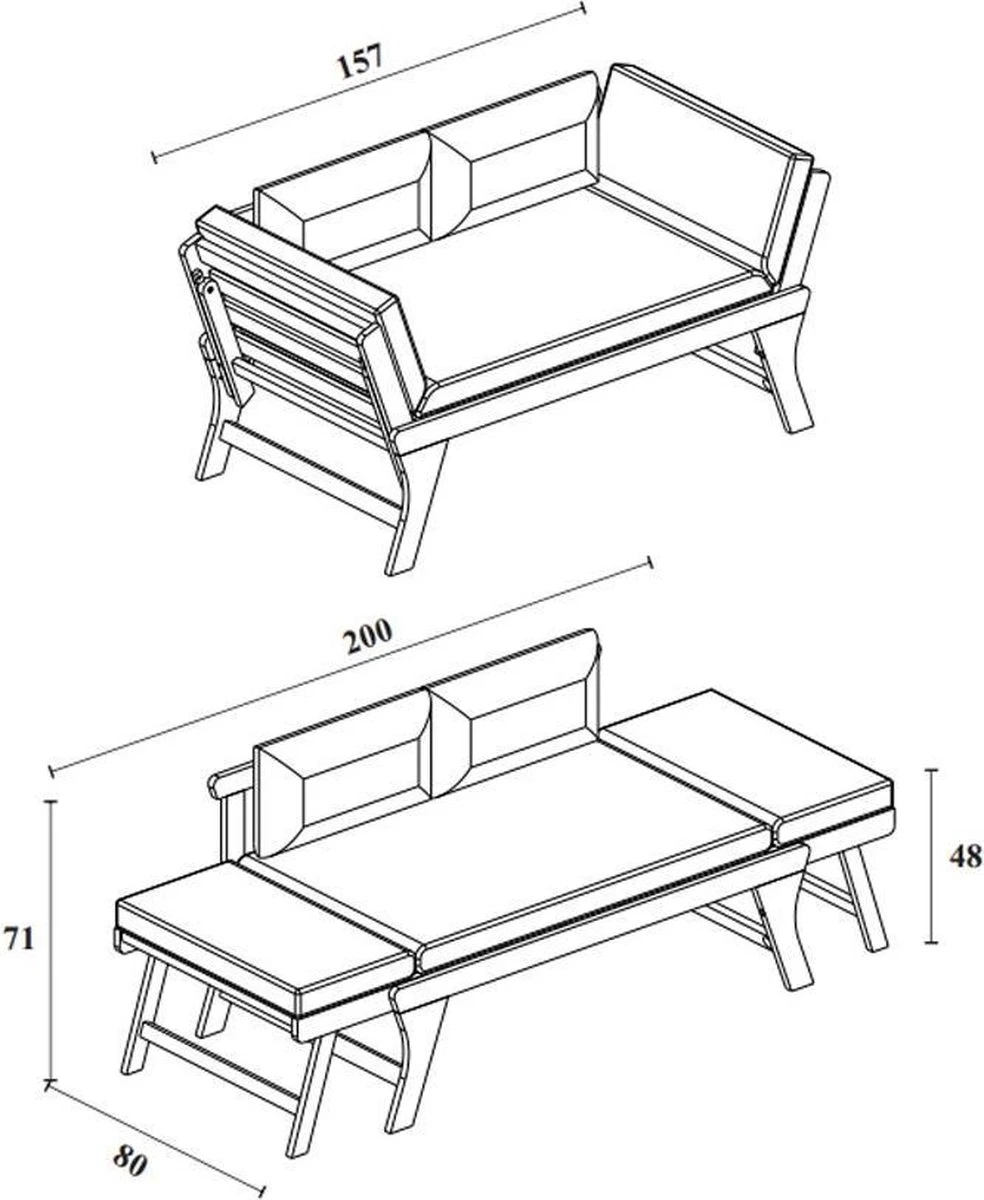 Loungebank Tuin FSC Antraciet – Makkelijk Verstelbaar Lounge Bank Balkon – Tuinbank Lounge Hardhout FSC – Perfecthomeshop 7 Loungebank Tuin FSC Antraciet – Makkelijk Verstelbaar Lounge Bank Balkon – Tuinbank Lounge Hardhout FSC – Perfecthomeshop - Image 7